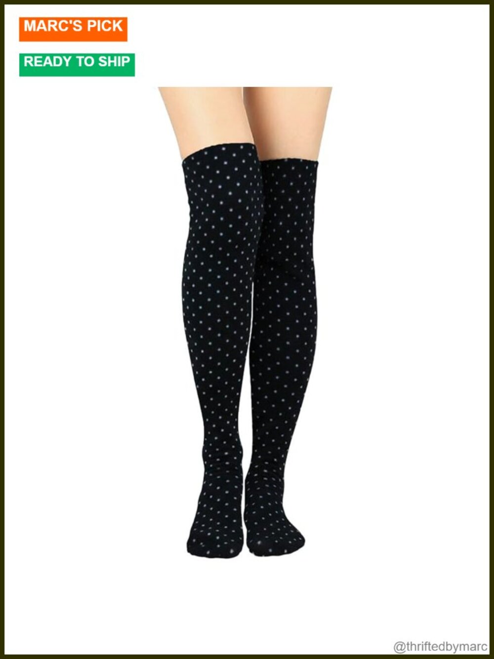 Knee-High Fleece Socks Winter Lounge Boot Socks Domino Pattern